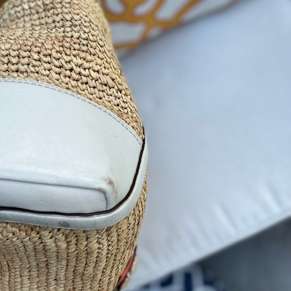 Coach Hampton Embellished Weekend Straw bag - Picture 9 of 11